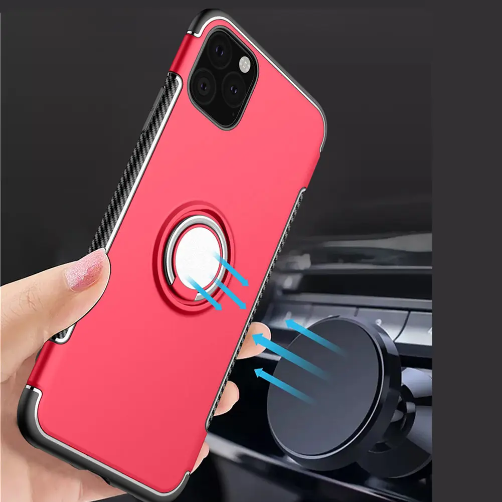 Роскошный автомобильный держатель кольцевой чехол для iPhone 11 Pro MAX 2019 11PRO