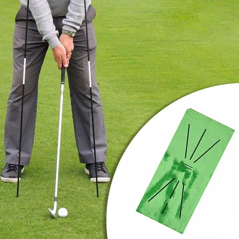 

Outdoor Golf Training Swing Detection Mat Batting Indoor Cushion Training Garden Equipment Aid Golf Mesh Grassland Practice F0Y0
