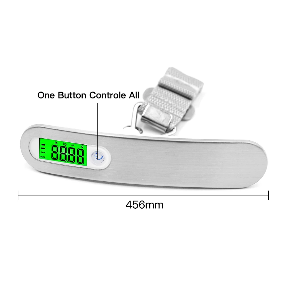 Цифровые весы для багажа портативный электронный безмен максимальный вес 50 кг 10