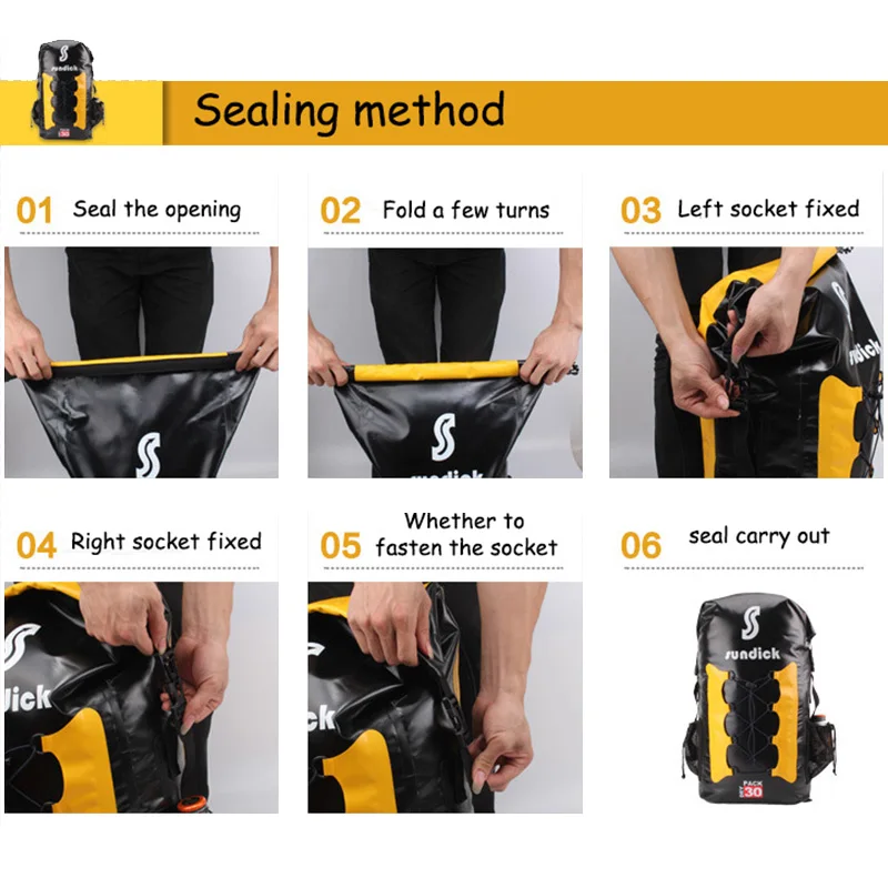 30л водонепроницаемый рюкзак для плавания плавающая сухая сумка гребля на лодках