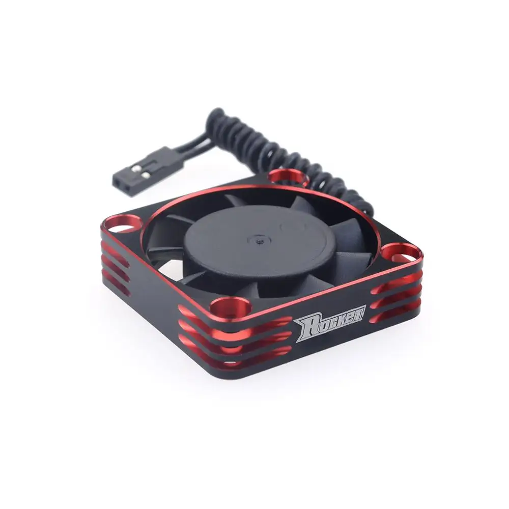 

SURPASS Rocket Cooling fan 40mm Alloy Fan Rotates16000 rpm 8.5V for 1/10 1/8 RC Car 540 550 Brushless Motor ESC Fast Cooling