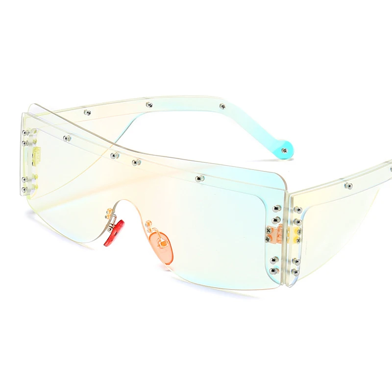 

Rimless Sunglasses Women 2020 Vintage Square Glasses Oversized Gradient Sunglasses Women Luxury Brand Vintage Shades Oculos