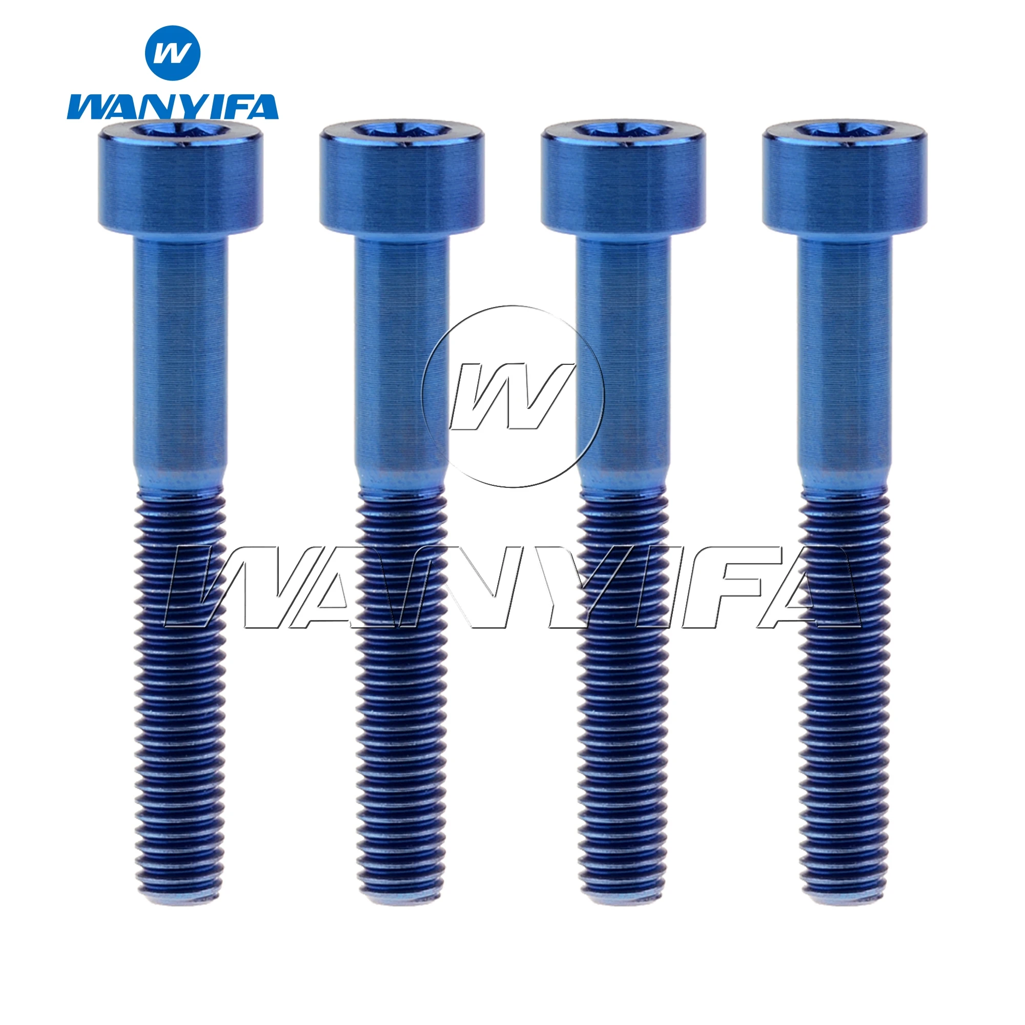 Титановый титановый болт с шестигранной головкой Wanyifa M5x35mm для гарнитуры