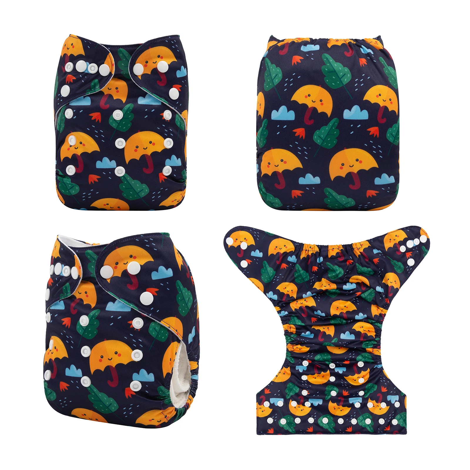 Alvababy новые детские тканевые подгузники с карманами Регулируемый мальчик девочка