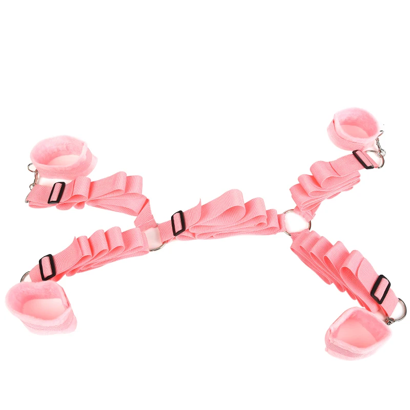 SM для кроватного удерживания Фетиш связывание ограничители раб кровать