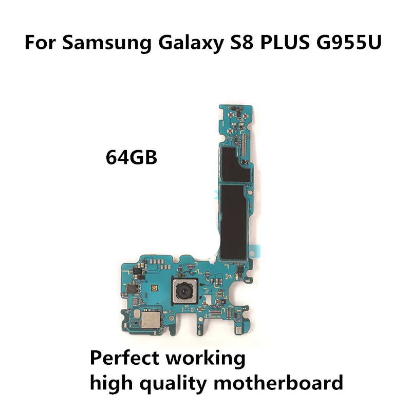 Б/у оригинальная разблокированная материнская плата для Samsung Galaxy S8 PLUS G955U 64 ГБ