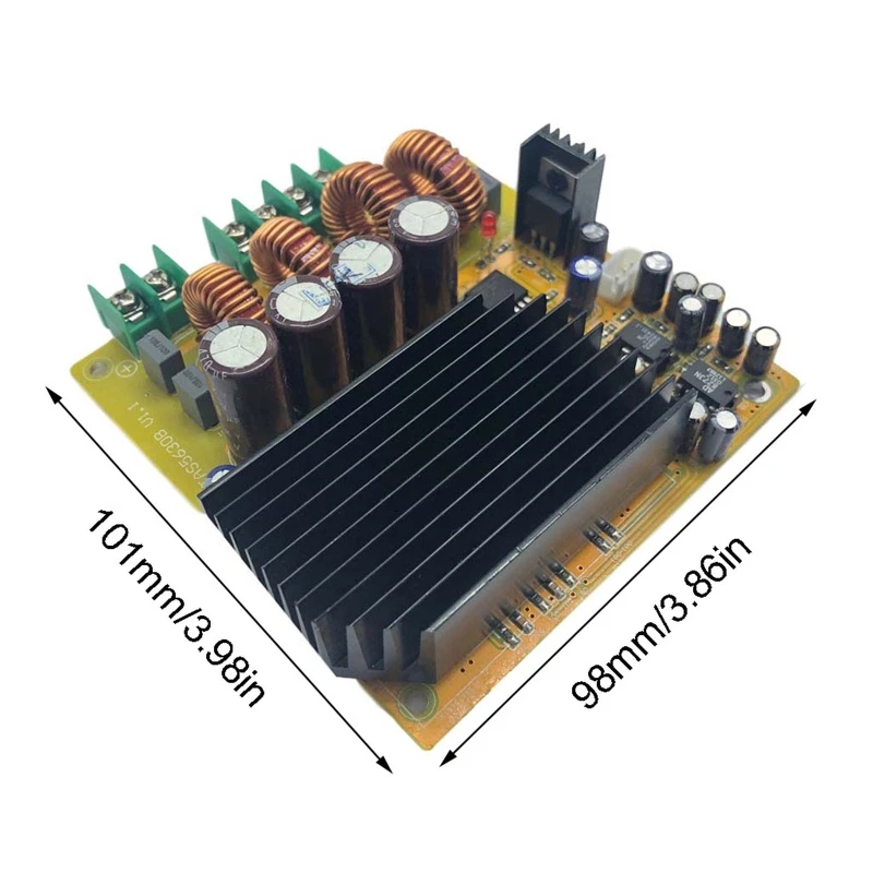 

2.1 Channel 300W+2x150W TAS5630 Class-D Subwoofer Digital Amplifier Board Housing Enclosure DIY