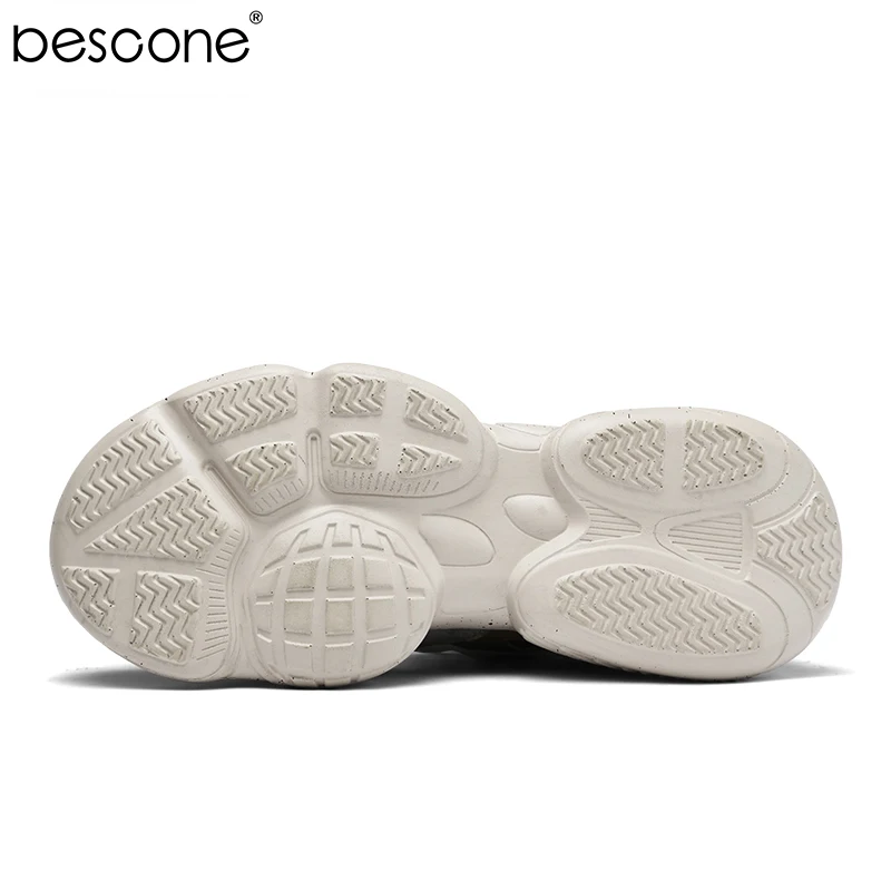 BESCONE/Новинка мужские высокие кроссовки Уличная обувь на шнуровке сезон