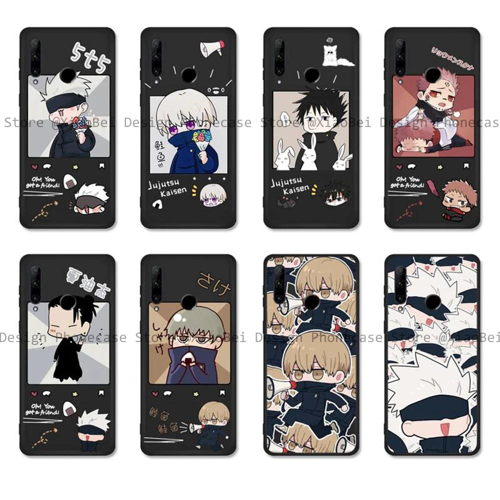

Kawayi Jujutsu Kaisen Anime Couple Phone Case For Honor 30 7A Pro 8 9 10 20 Lite 8A 8X 8S 9X 10i 20i 20s Silicone Cover Coque
