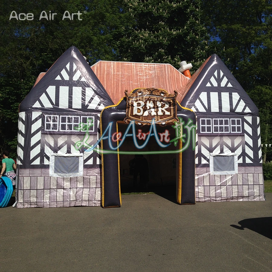 

Custom Inflatable Bar Tent Pub Large Inflatable Pub Tent Wine House Shelter Party Pub for Beer or Promotion