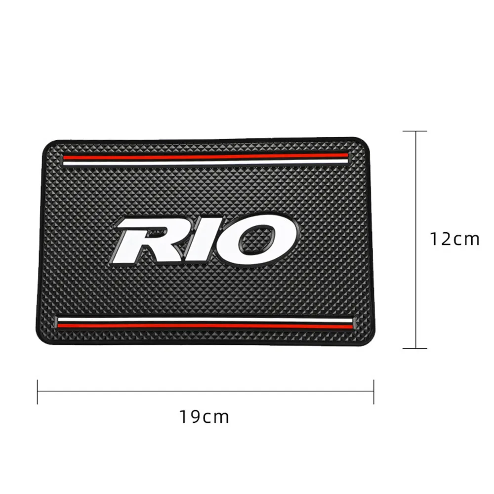 Нескользящий автомобильный коврик для телефона 1 шт. нескользящий KIA Rio K2 K3 K4 K5 KX3 KX5