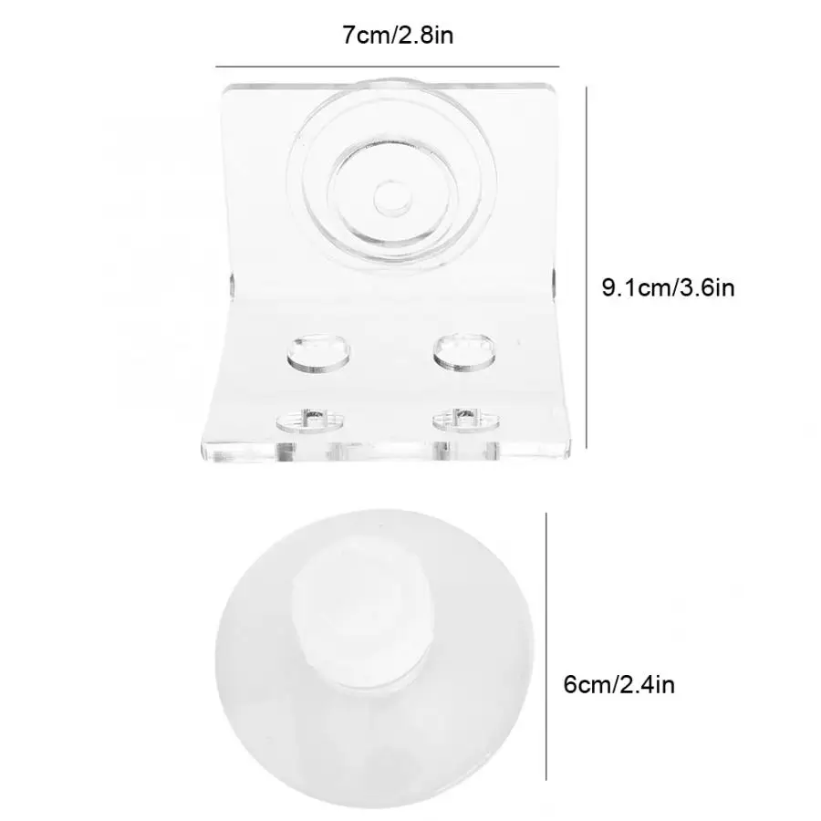 Коралловая подставка для аквариума 2 шт. 4 отверстия фронтальная загрузка гибкая