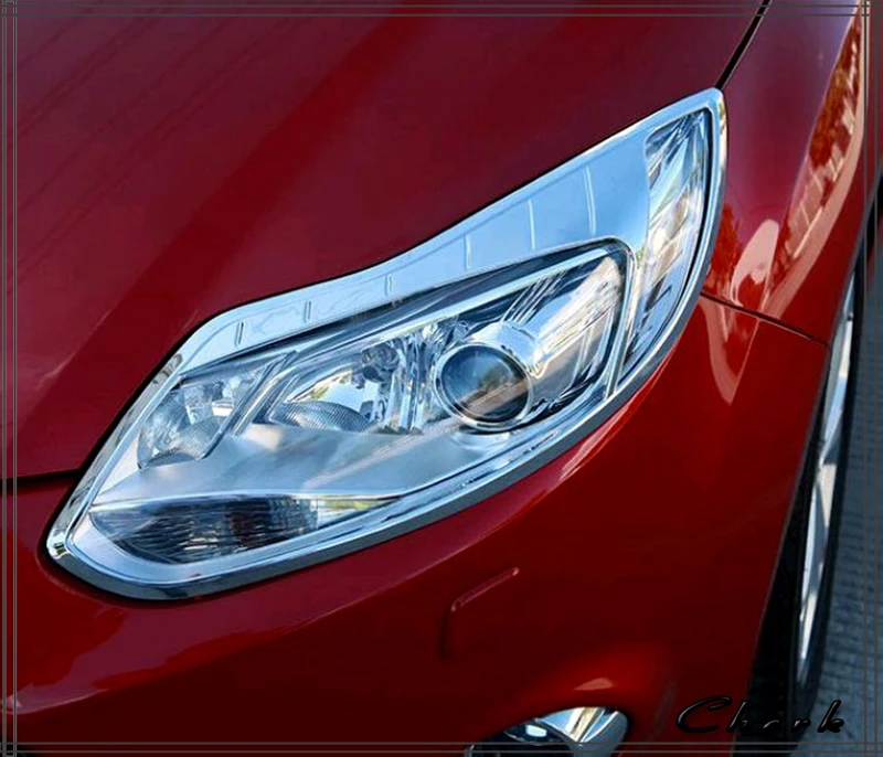 Высокое качество для Ford Focus 3 2012 2013 ABS хромированный передний светильник лампа