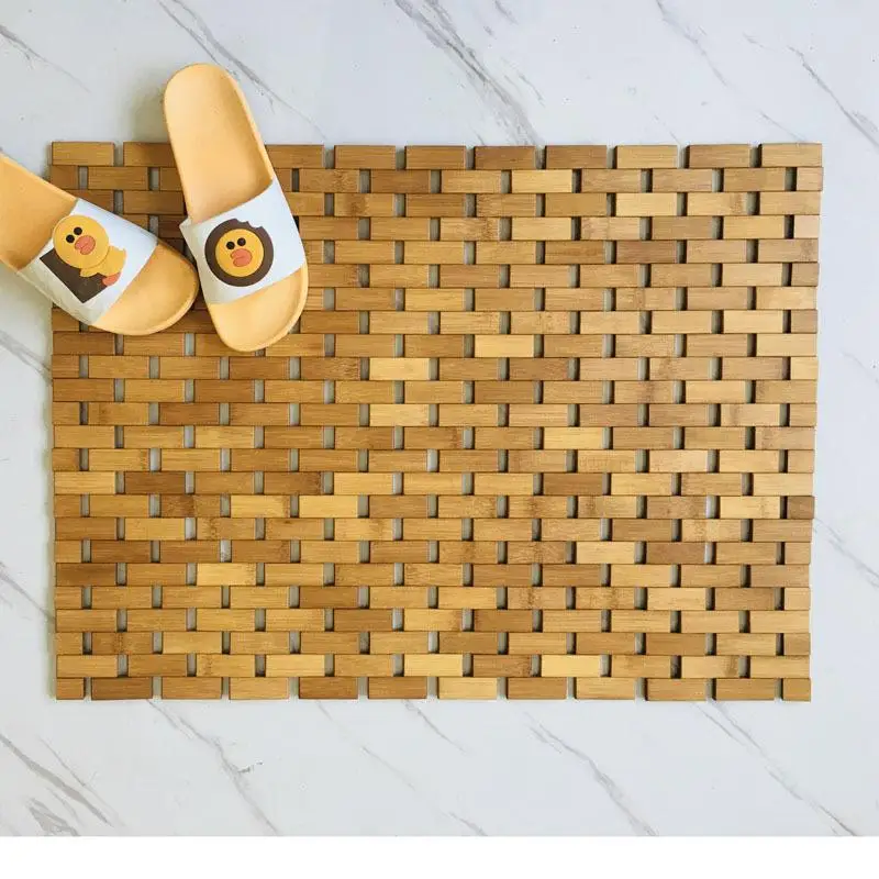 

Bathroom bamboo pad Non-slip bathroom Pedal Thicken Non-slip mat 40×60 cm