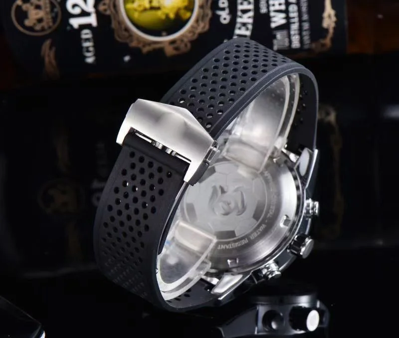 

21 racing new men's watch Swiss quartz movement tempered glass mirror battery-powered full-function 6-pin working boutique watch