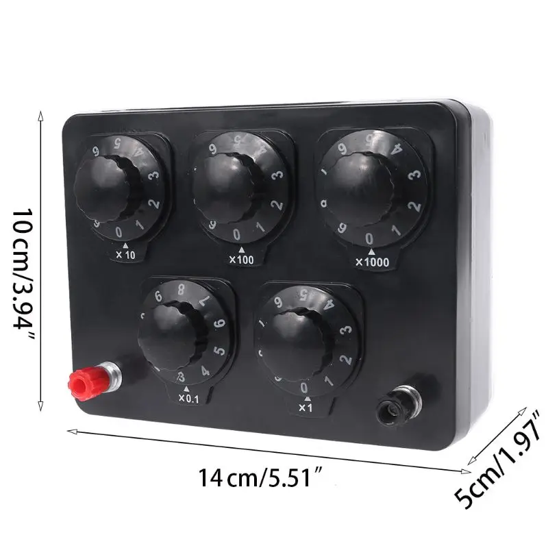 Резистор переменного сопротивления 0-9999 9 Ом экспериментальное оборудование для