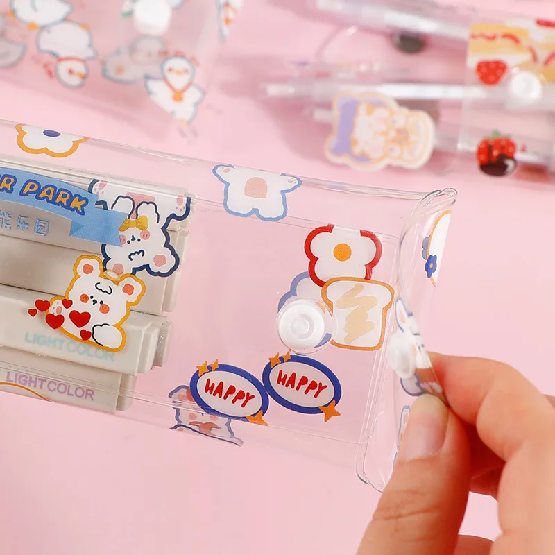 Прозрачный чехол для карандашей из ПВХ|Пеналы| |