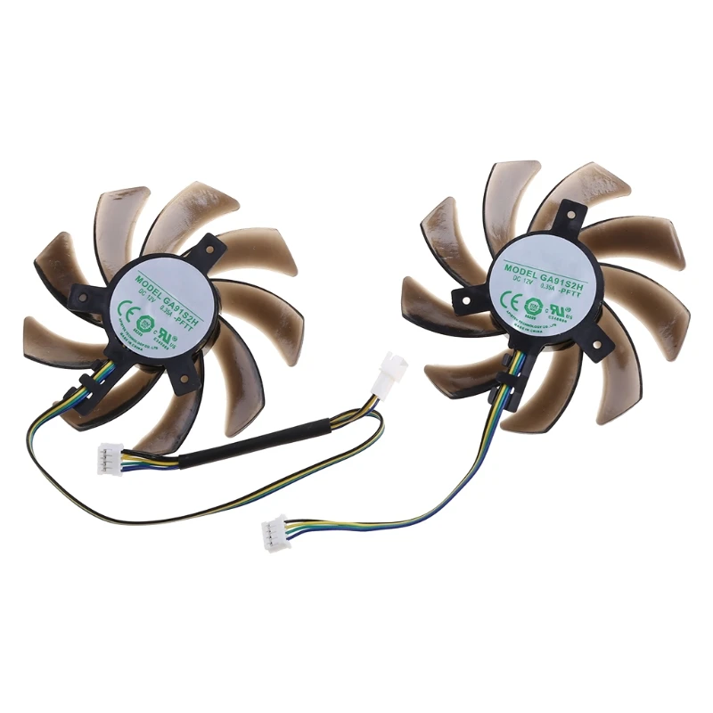 

85MM GPU Alternative Cooler Fan For Maxsun GTX1060 GTX1070Ti GTX1070 Palit GTX 1060 1070 1080 Dual Graphics Cards As