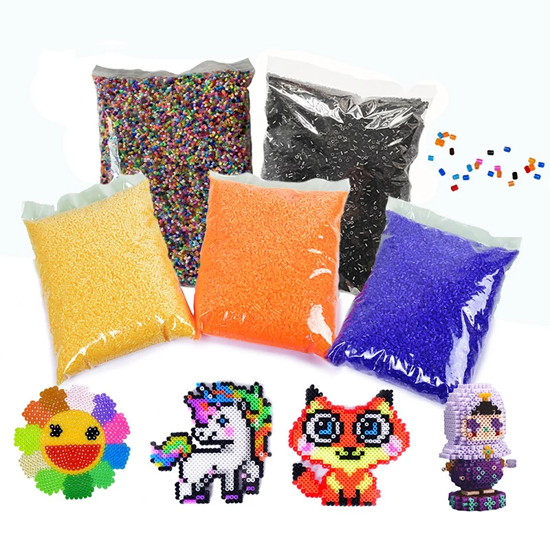 

10000 PCS/ Bag 2.6mm perler Hama Beads 40 Colors Kids Education Diy Toys Quality Guarantee New diy toy fuse beads Free shipping