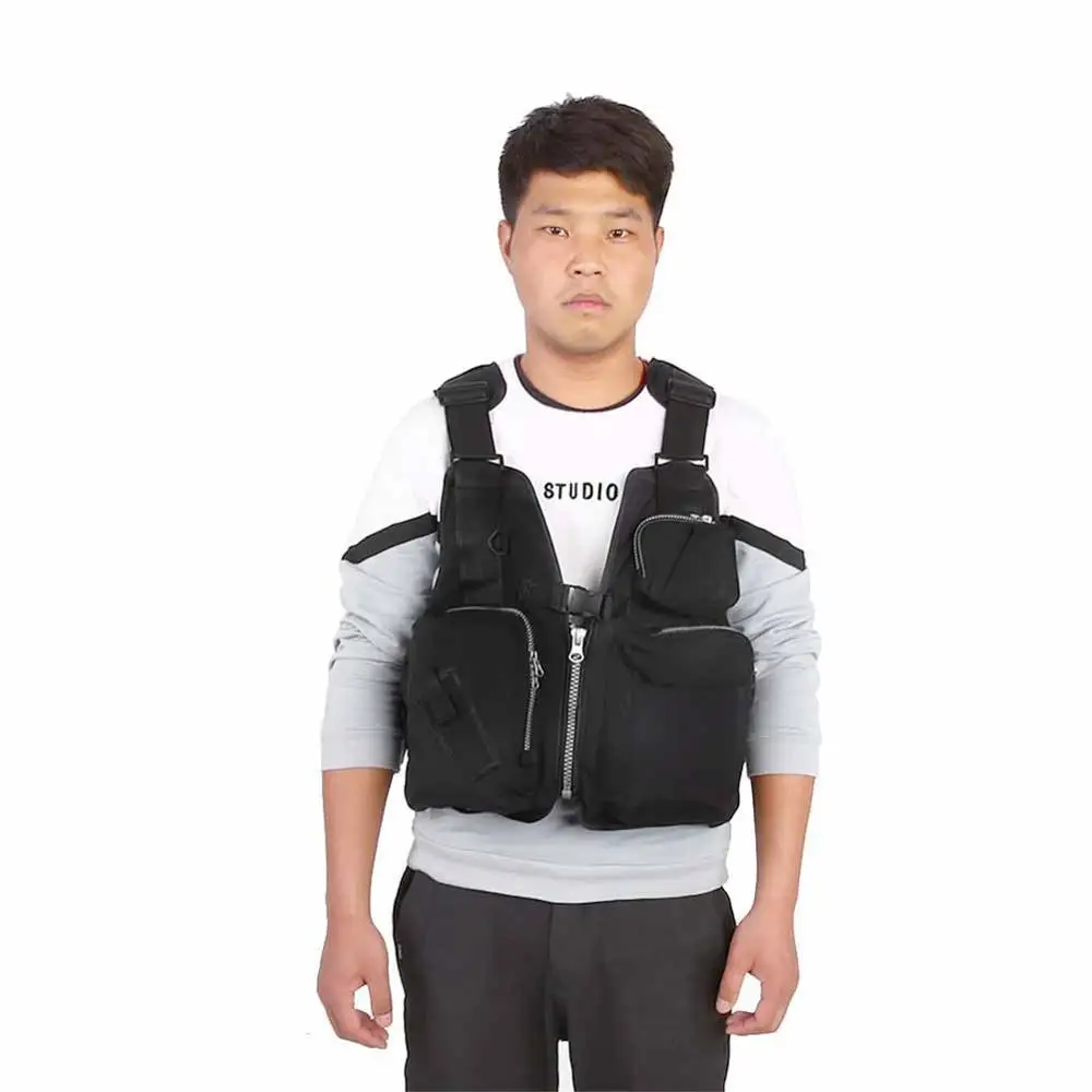 Спасательный жилет для спорта и рыбалки регулируемый дышащий пенопластовый