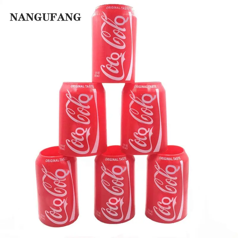 

Can Cover for beer 355ml 500ml Silicone Cover Case for Cola Sprite Fanta drink can sleeve for Camping Travel Football basketball