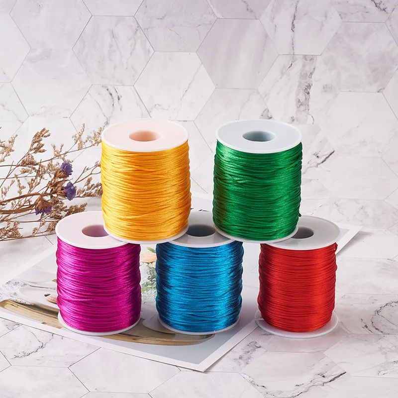 Плетеная нить для рукоделия 1 5 мм 100 м/катушка китайский узел браслет | Украшения и