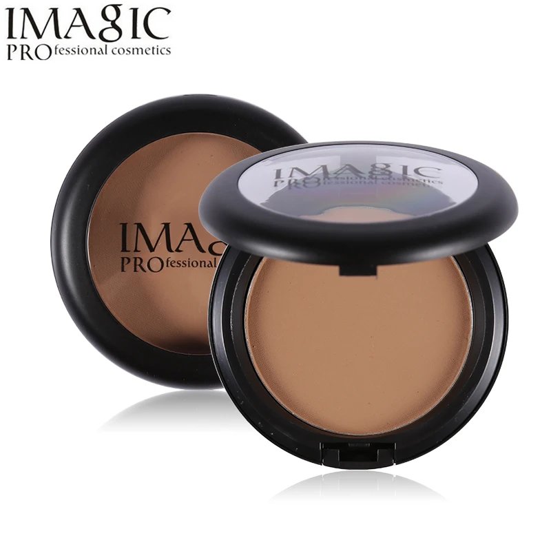 Imagic бронзатор для макияжа лица хайлайтер пудра студийной фиксации прессованная