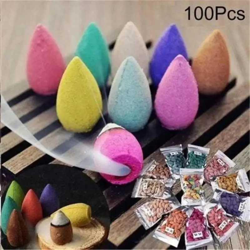 Colorful Incense Cones For Backflow Tower Accessories Bullet Shape Incense