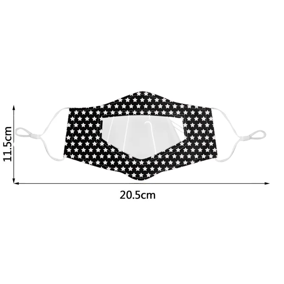 

Adult Face-masks Dot Print Mondmasker Reusable Masque Unisex Washable Mondkapjes Lip Reading Mascarillas Halloween Cosplay