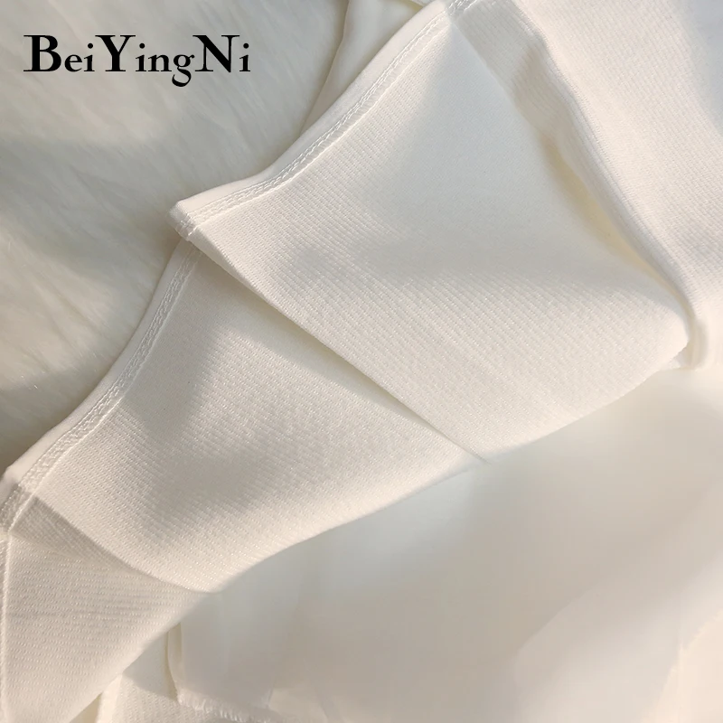 

Beiyingni Slim Pleated Skirts Women 2021 Summer Korean All-match Solid A-line Skirt Womans Cute Girls Dance Mini Skirts Ladies
