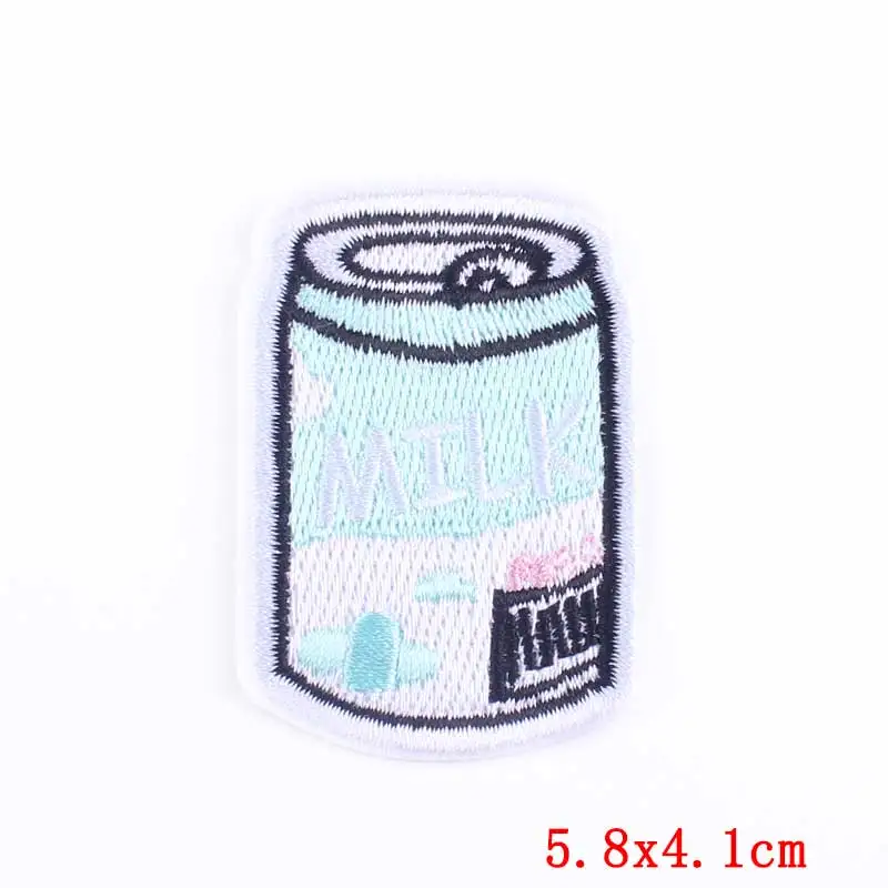 Патчи для напитков с десертом патчи утюга на одежду вышитые одежды аксессуары |