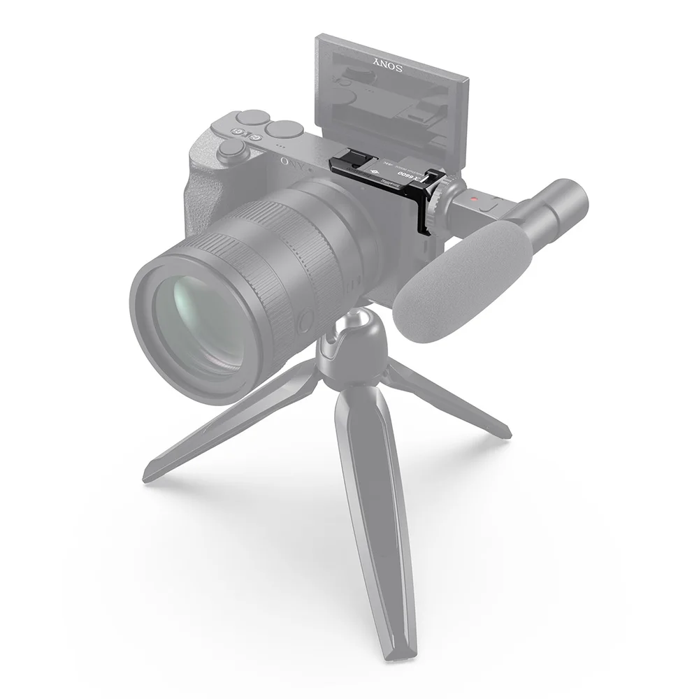 SmallRig левая сторона башмак Монтажная пластина перемещения для камеры sony a6600 быстрый выпуск Холодный башмак удлинительная пластина-2497