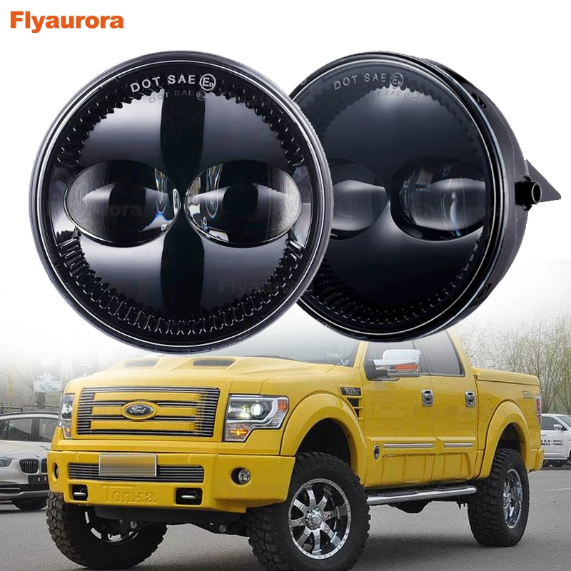 2 шт. светодиодный туман светильник s фары дальнего света замена круглый для FORD