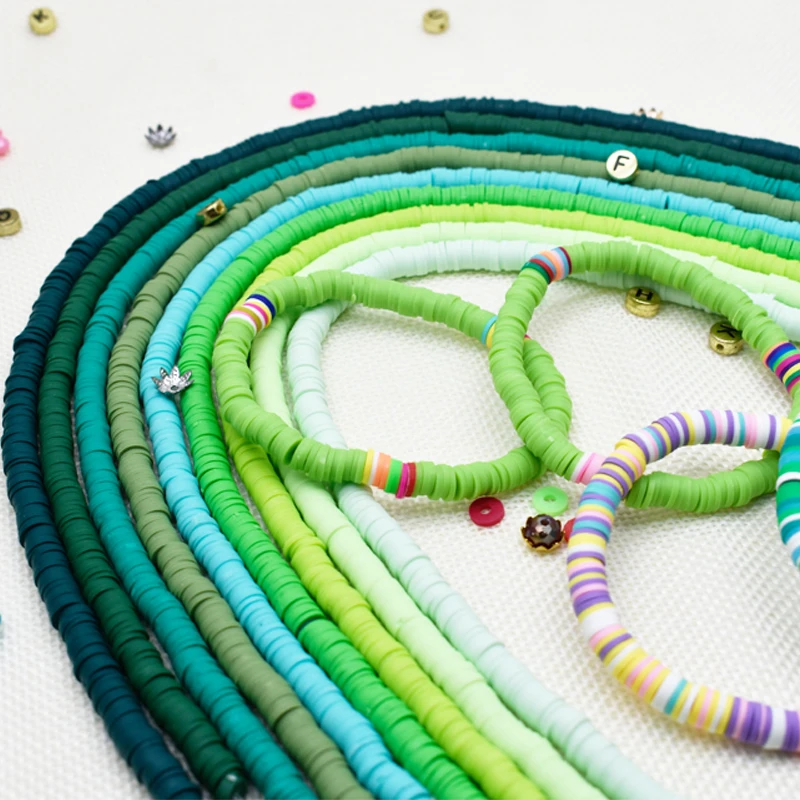 Круглый диск из полимерной глины свободные бусины разделители 6 мм для