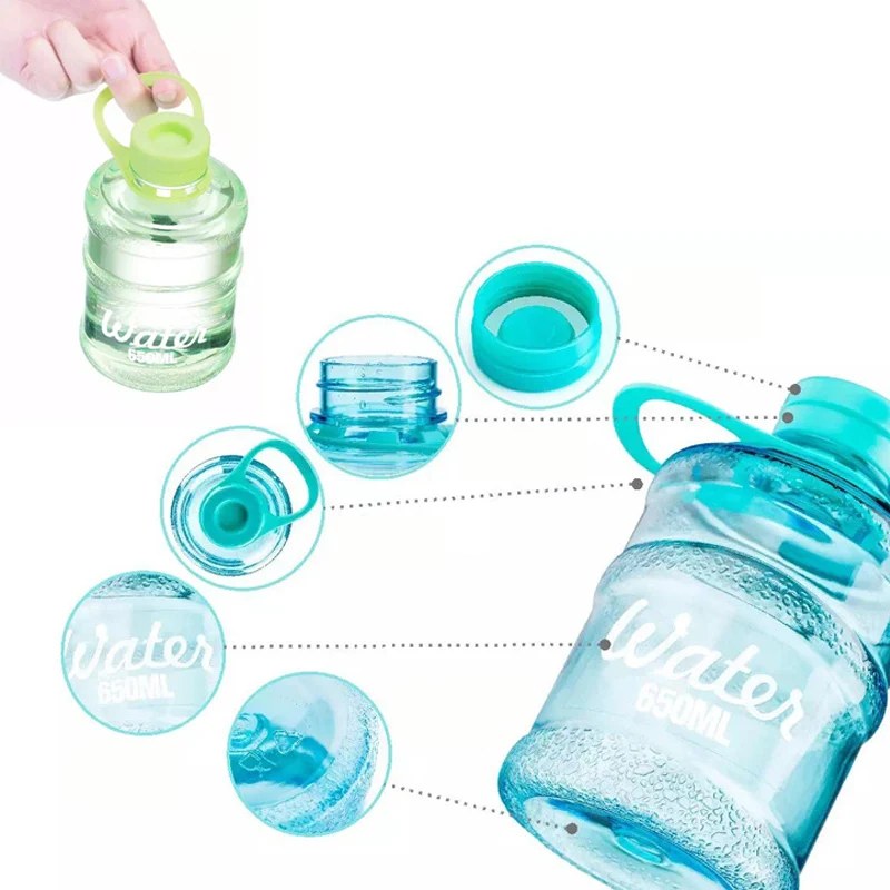 Креативное ведро для минеральной воды бутылка 650 мл мини пластиковая чашка