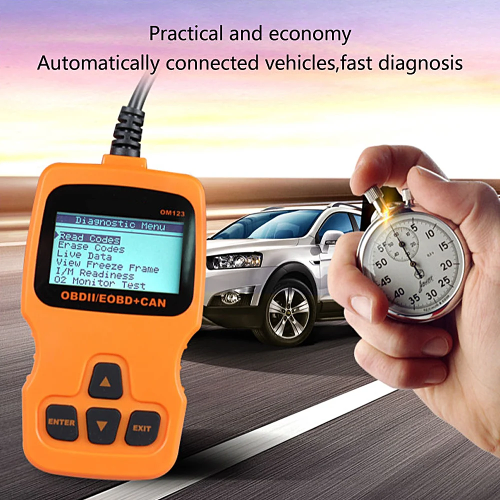 Новый универсальный Автомобильный сканер OBDII автомобильный диагностический
