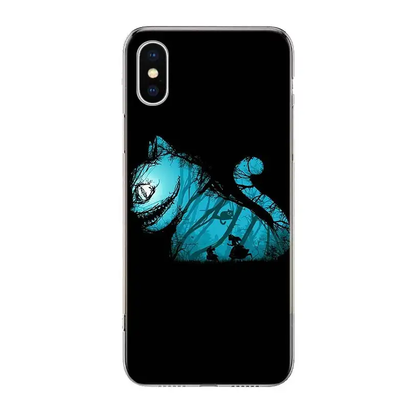 

Alice in Wonderland Cheshire Cat Phone Case For Iphone 12 Mini 11 Pro XS Max XR X 8 7 6 6S Plus SE2020 5 5S SE Cover Shell Coque