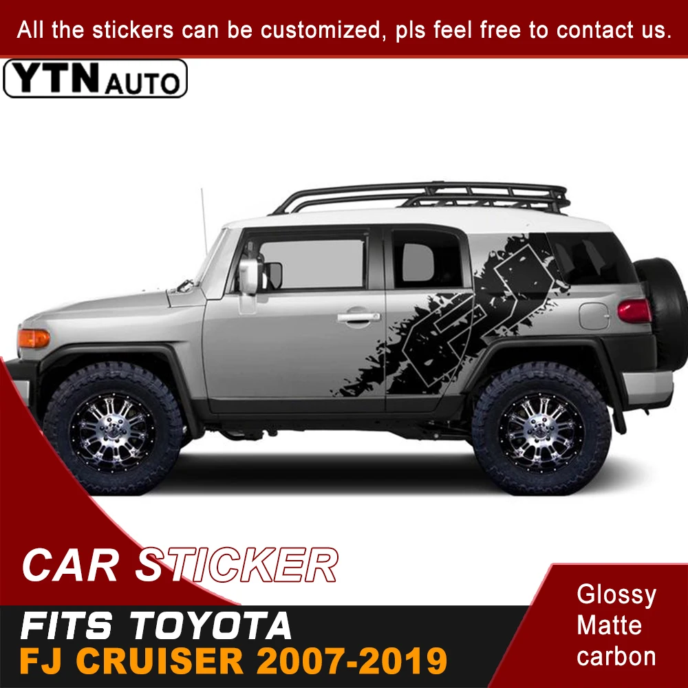 Автомобильные наклейки пригодный для TOYOTA FJ CRUISER 2007 2017 2018 2019 боковой корпус письмо