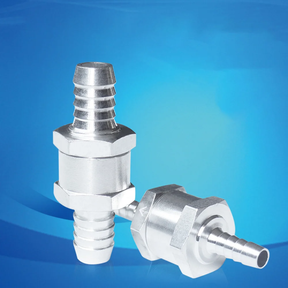 4 шт. алюминиевый сплав односторонний топливный обратный клапан без возврата