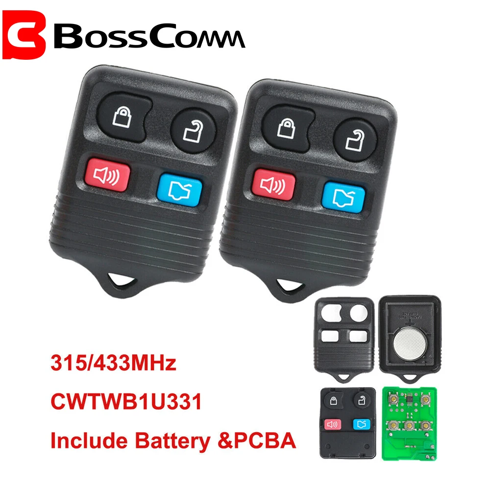 Ключ для автомобиля Bosscomm пульт дистанционного управления Ford Mustang Taurus 1999 2000 2001 2002