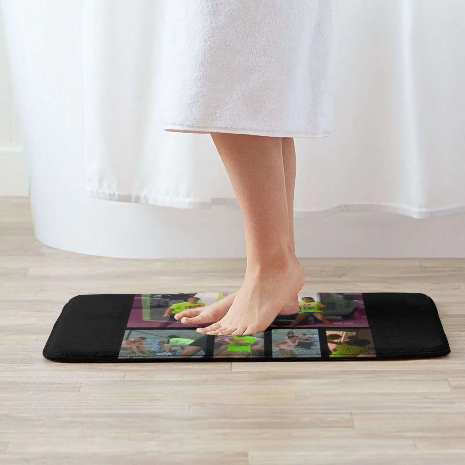 3D Мягкий Нескользящий Коврик Рик Андре шоу Команда Go коврик подушка для ранчо с