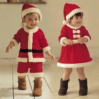 baby boys christmas rompers infantil jumpsuitshat set toddler girls new years costume children clothes kids christmas costumes