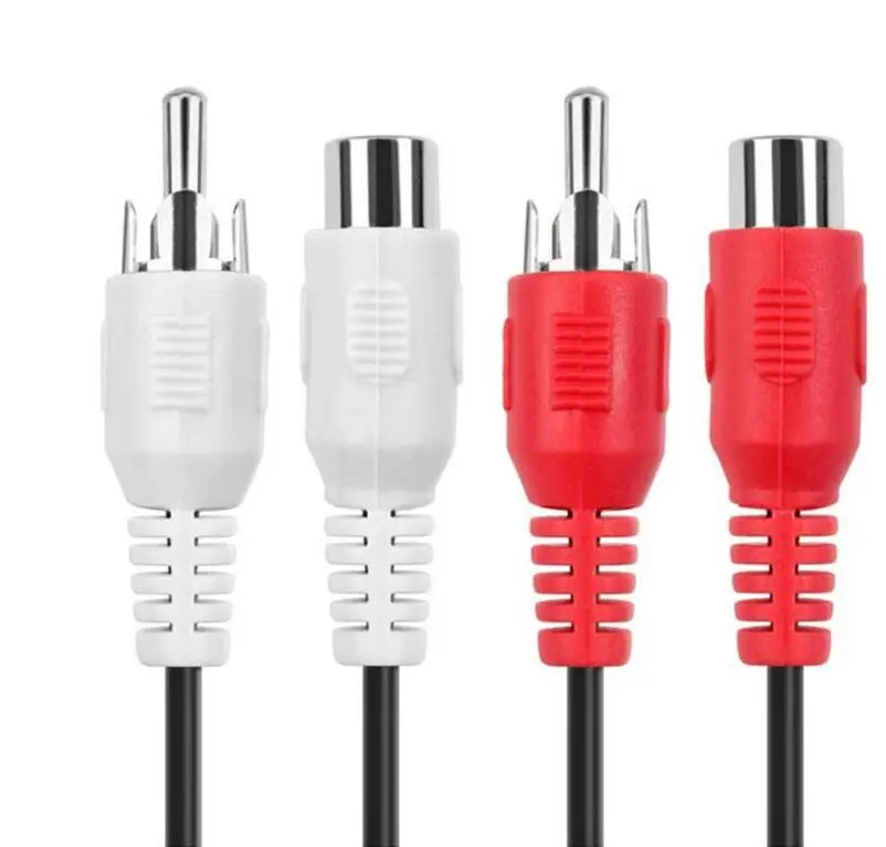 Удлинительный кабель LBSC RCA (3 м) 2RCA аудио удлинитель адаптер Кабельный соединитель