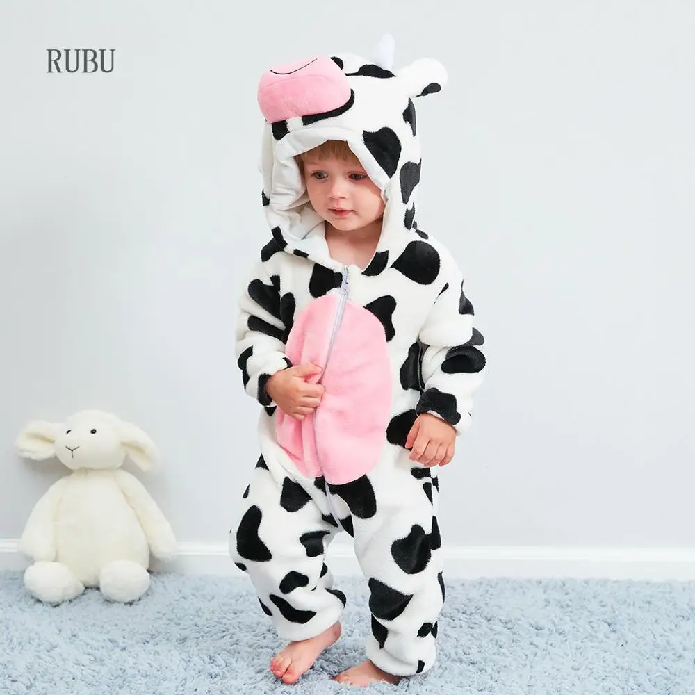 Осень-зима 2020 Одежда для новорожденных унисекс одежда на Хэллоуин комбинезоны