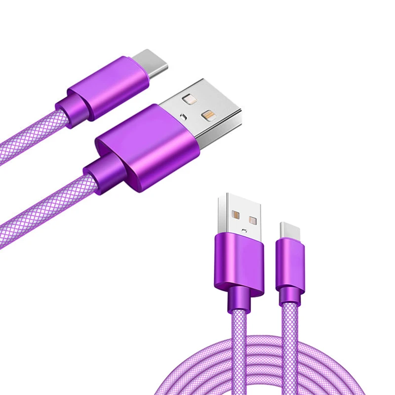 100 шт. 1 м micro 5pin/ios 8pin/Type C текстильный плетеный usb кабель для передачи данных с