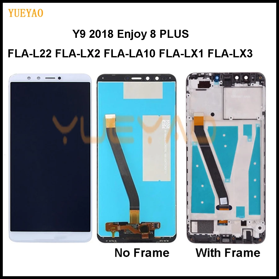 Экран для huawei Y9 2018 ЖК-дисплей сенсорный экран дигитайзер в сборе с рамкой дисплей