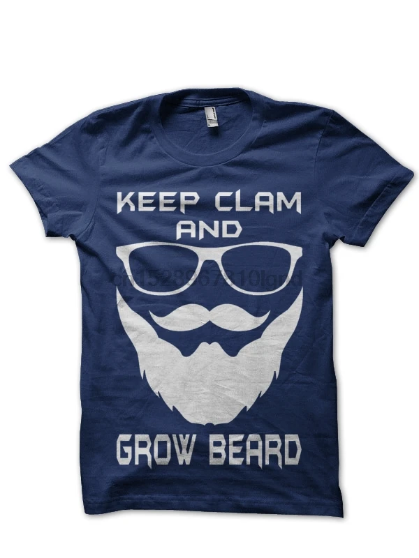 Футболка Keep Calm And Grow Beard|Мужские футболки| |