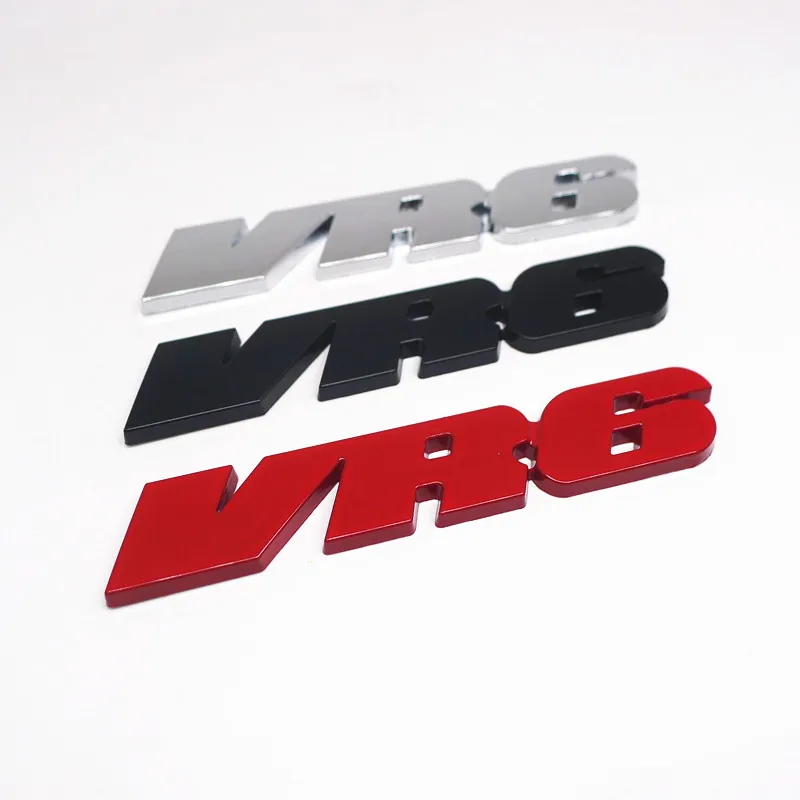 

1 шт., металлическая 3d-наклейка VR6 для Volkswagen Polo Golf 6 5, эмблема Cary, значок, аксессуары для стайлинга автомобиля
