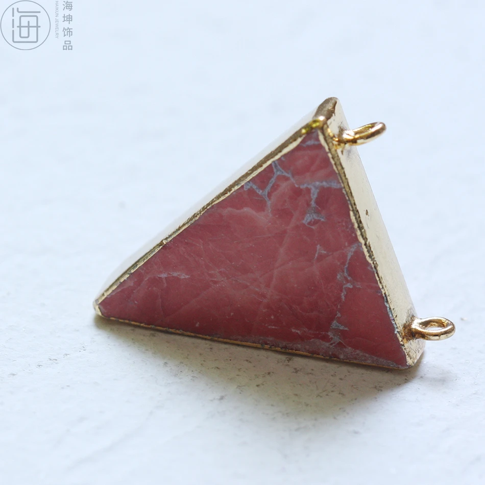 Поделка поставка из натурального Druzy камня коннектор неправильной формы