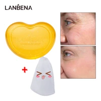 lanbena 24k gold care handmade soap tourmaline soap skin charcoal bath luxury energy soap grateful active face makeup 100g
